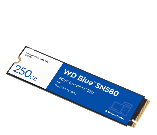 Sandisk 250GB M.2 PCIe Gen4 NVMe Blue SN580 - 1160144 - zdjęcie 2